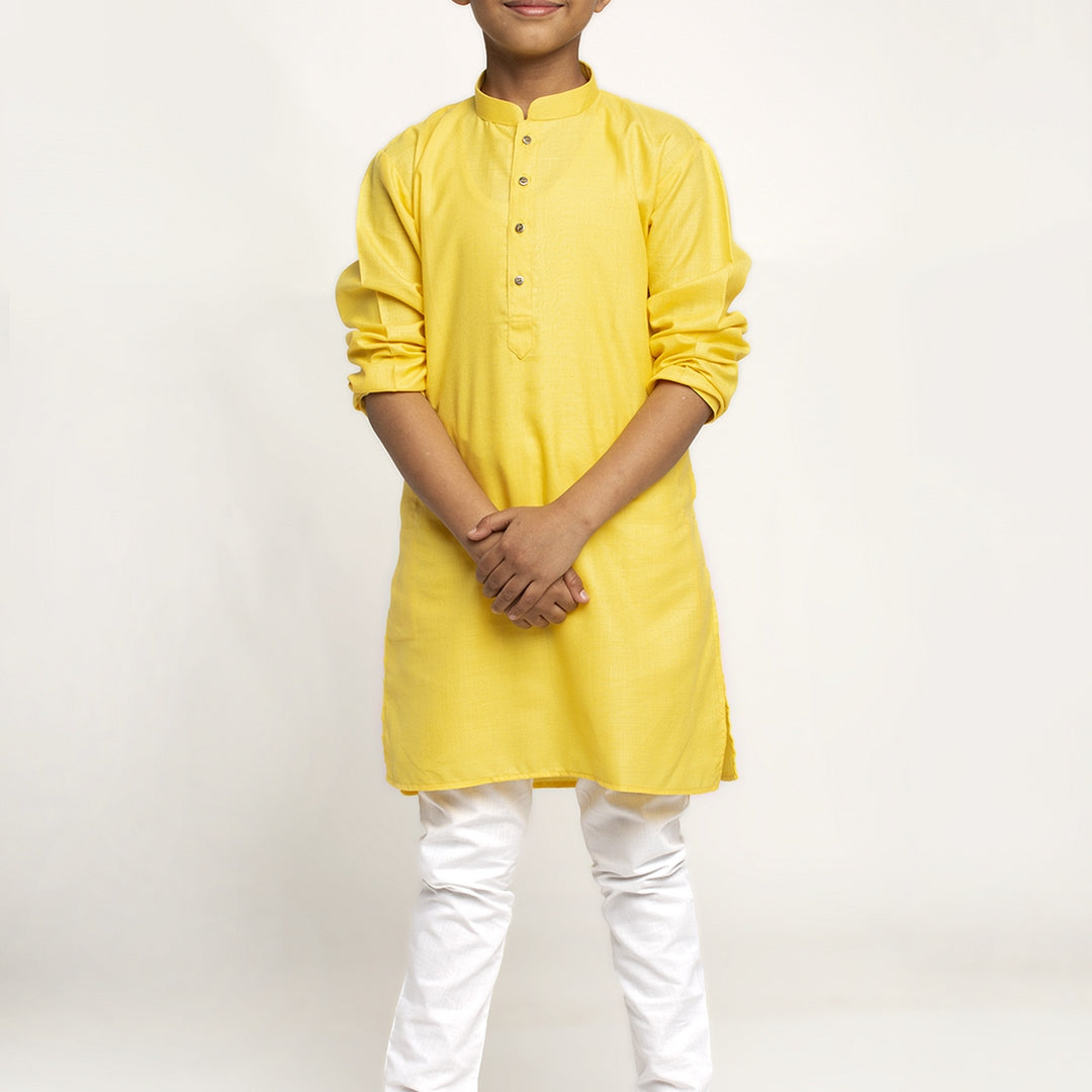 KRAFT INDIA Boy's Cotton Kurta Pyjama