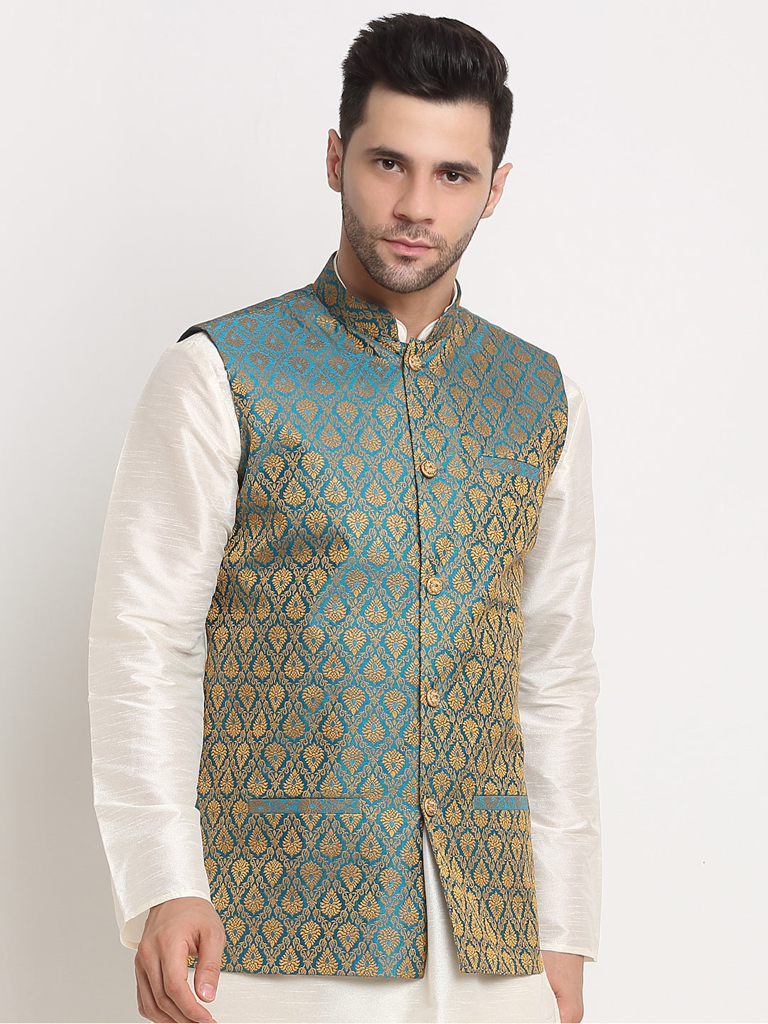 Men's Jacquard Woven Design Jacket Only
