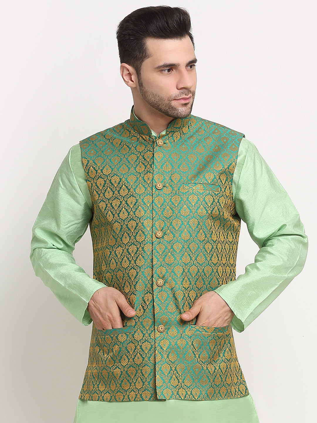 Men's Jacquard Woven Design Jacket Only