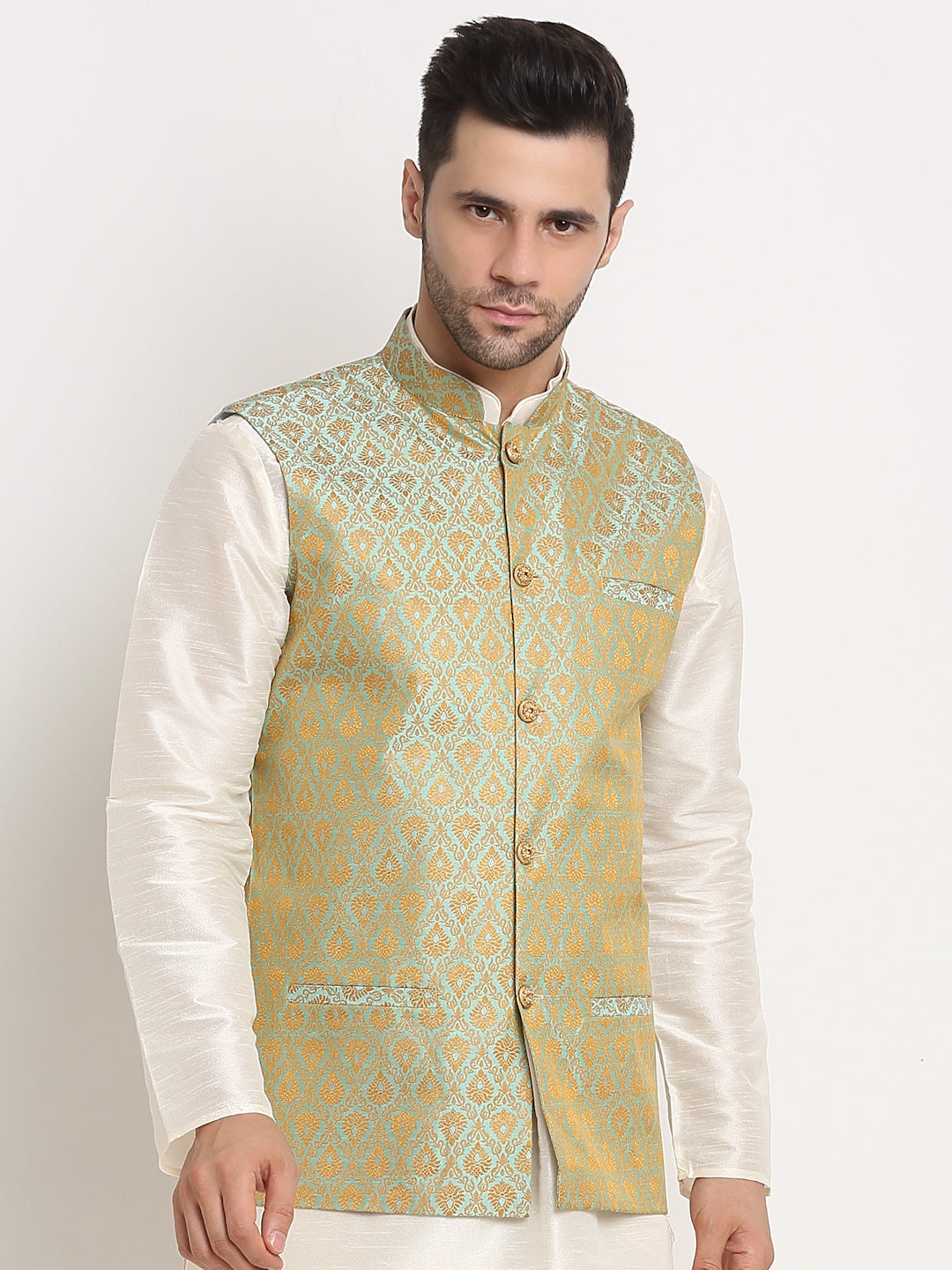 Men's Jacquard Woven Design Jacket Only