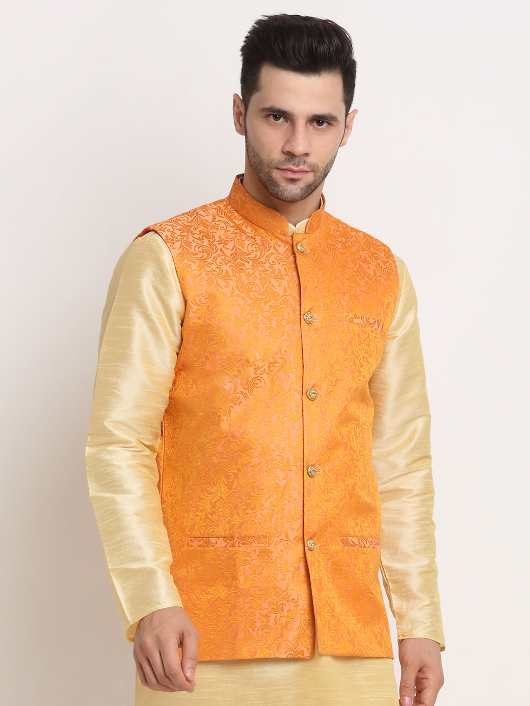 Men's Jacquard Woven Design Jacket Only