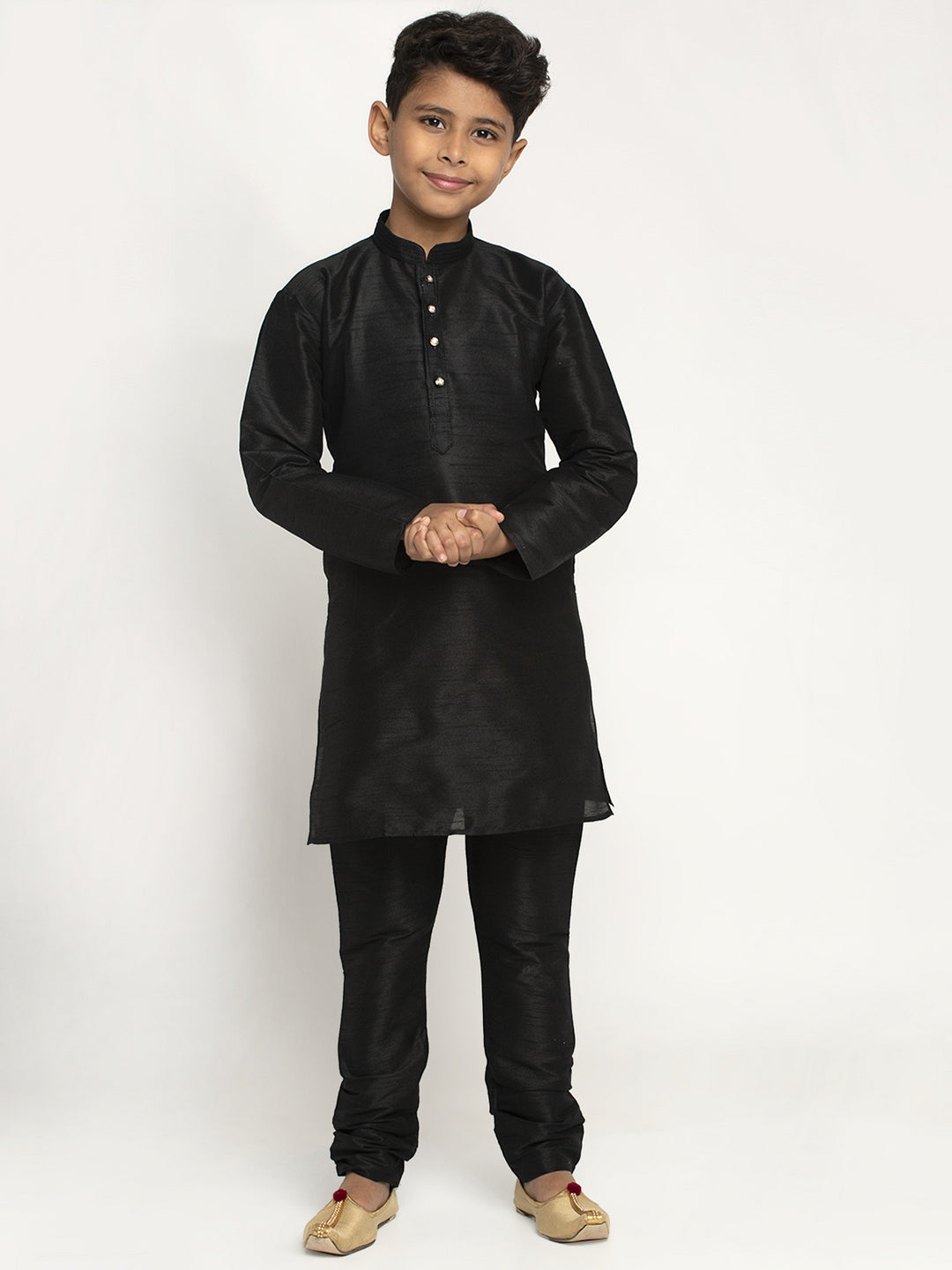 KRAFT INDIA Boy's Silk Kurta Churidar