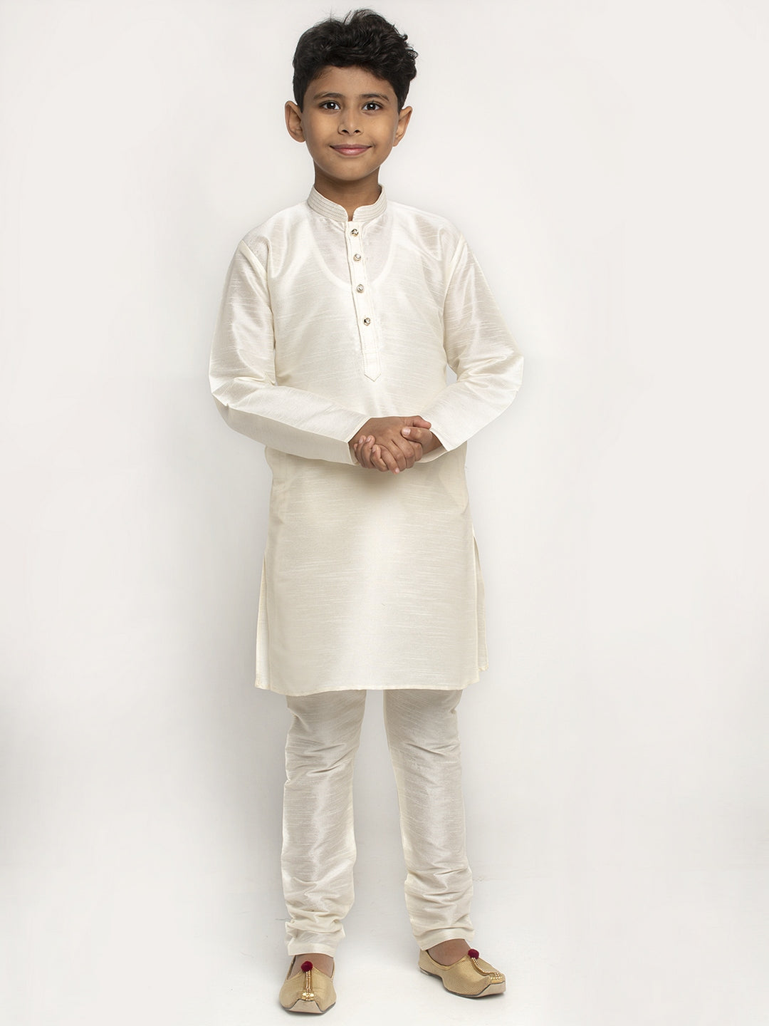 KRAFT INDIA Boy's Silk Kurta Churidar