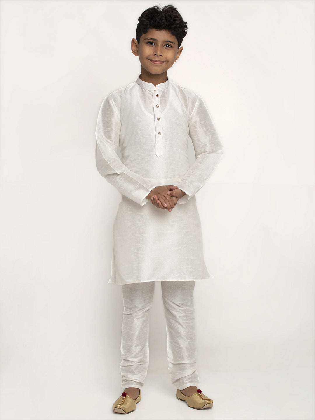 KRAFT INDIA Boy's Silk Kurta Churidar