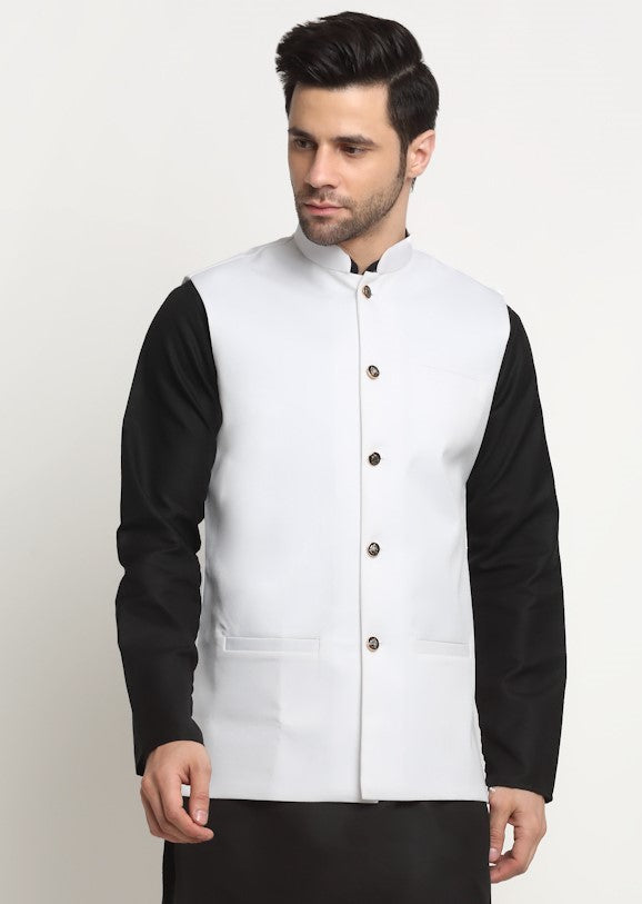 Men's Twill Cotton Nehru Jacket Only