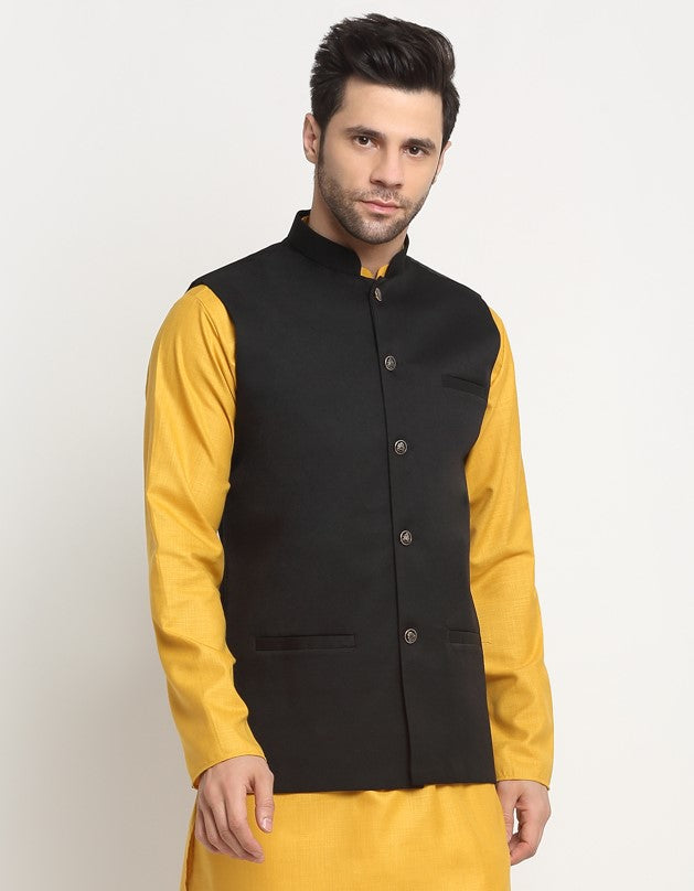 Men's Twill Cotton Nehru Jacket Only