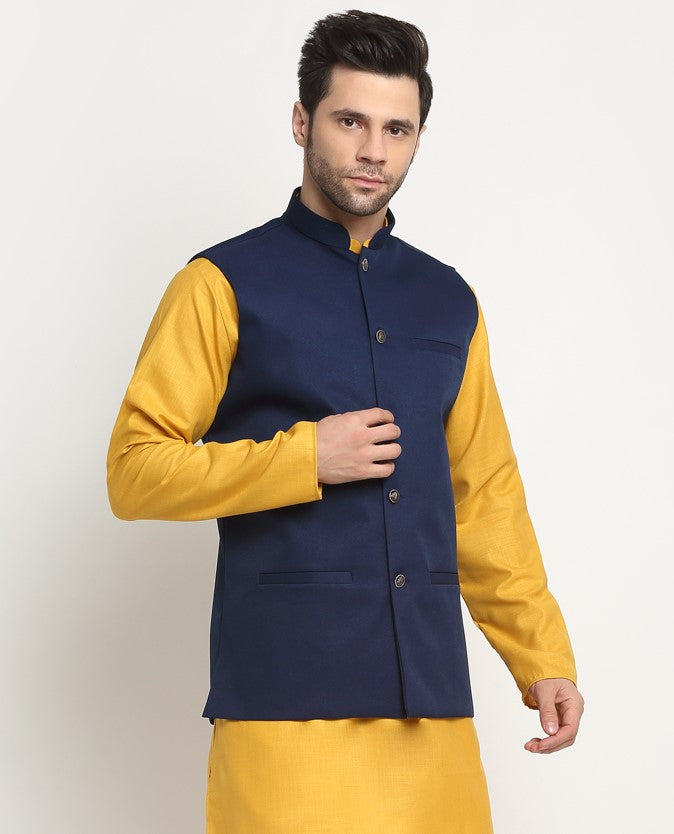 Men's Twill Cotton Nehru Jacket Only