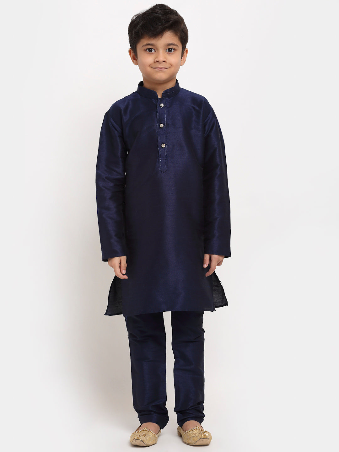 KRAFT INDIA Boy's Silk Kurta Churidar