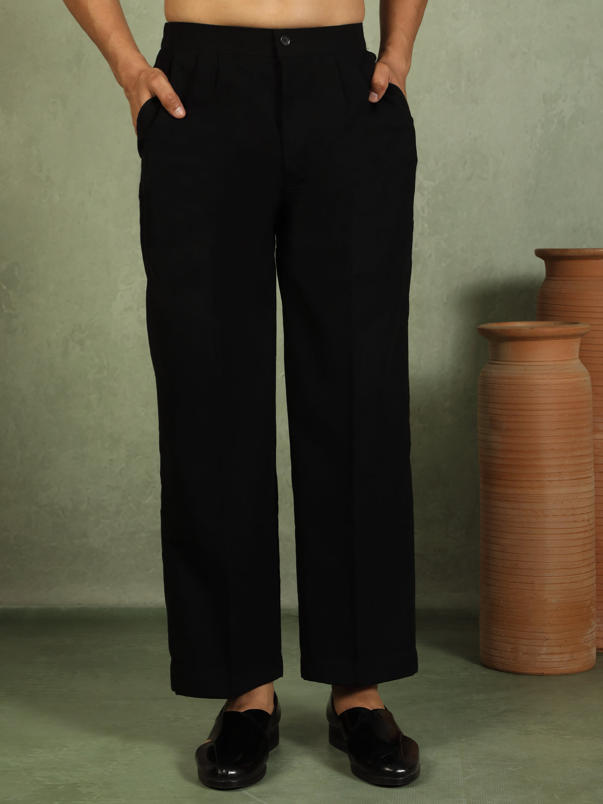 Luxe Men's Japanese Fabric Ethnic Motifs with Zari Birds Embroidered Kurta with Trouser Set - Blue